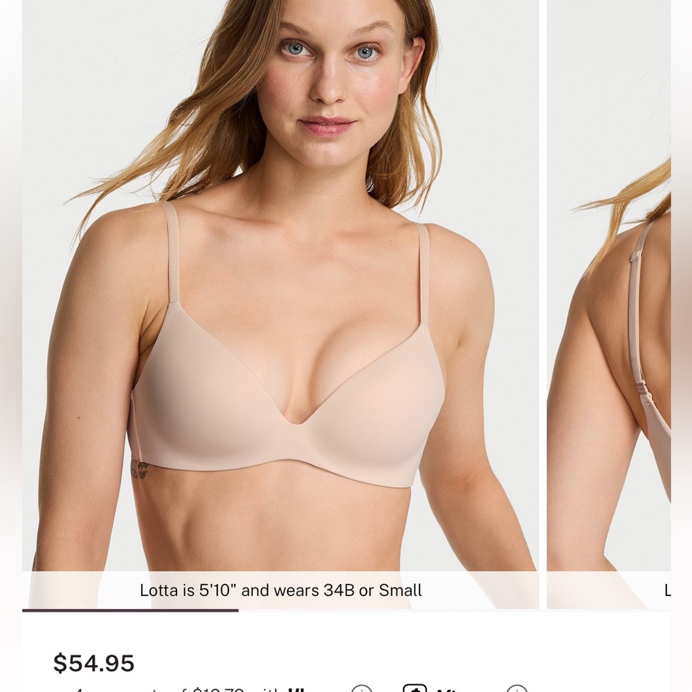 Victoria’s Secret FlexFactor Lightly Lined Plunge Demi Bra